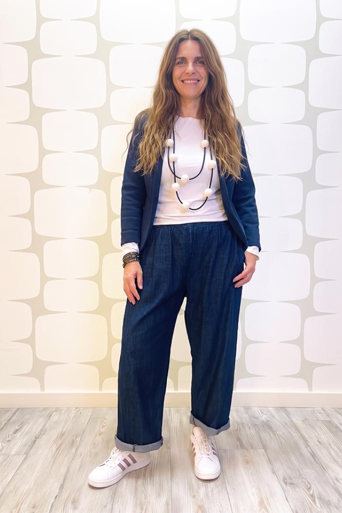 OUTFIT Giacca Jade blu e Jeans Jack