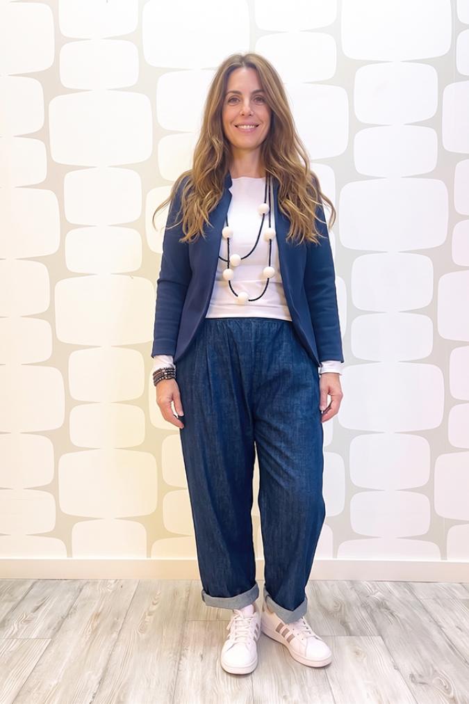 OUTFIT Giacca Jade blu e Jeans Jack