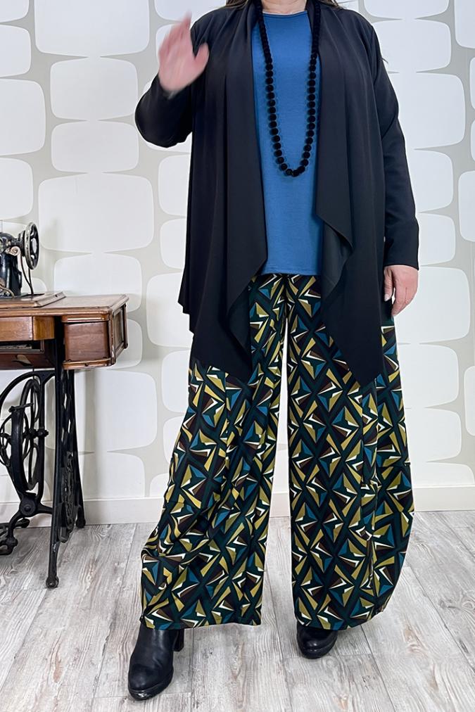 cardigan jill nero curvy fabbrica di giuggiole abbigliamento femminile online e roma