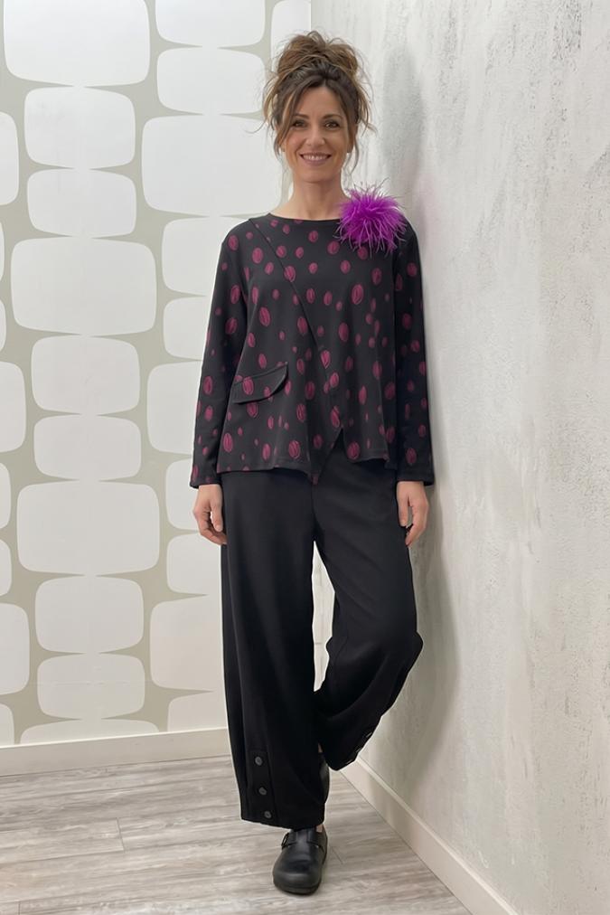 outfit con Felpa Pivoine e Pantalone Lane nero