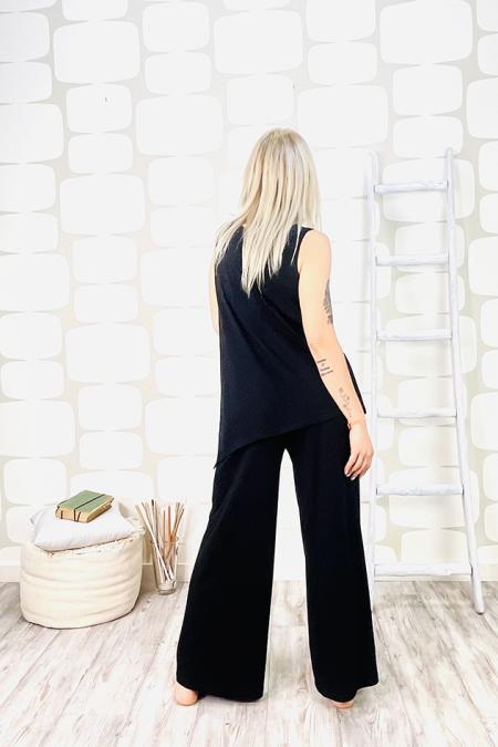 outfit completo summer sartoriale nero